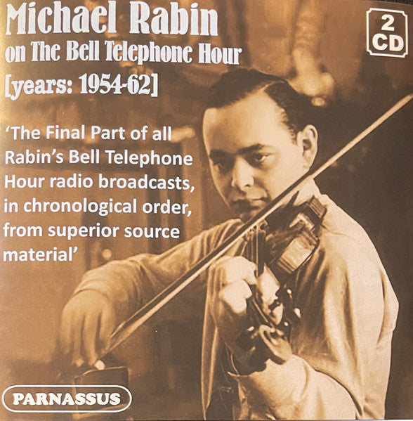 Michael Rabin : On The Bell Telephone Hour (Years 1954-62) (2xCD, Comp)