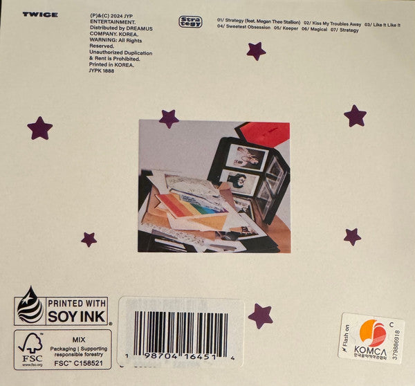 Twice (25) : Strategy  (CD, MiniAlbum, Ste)