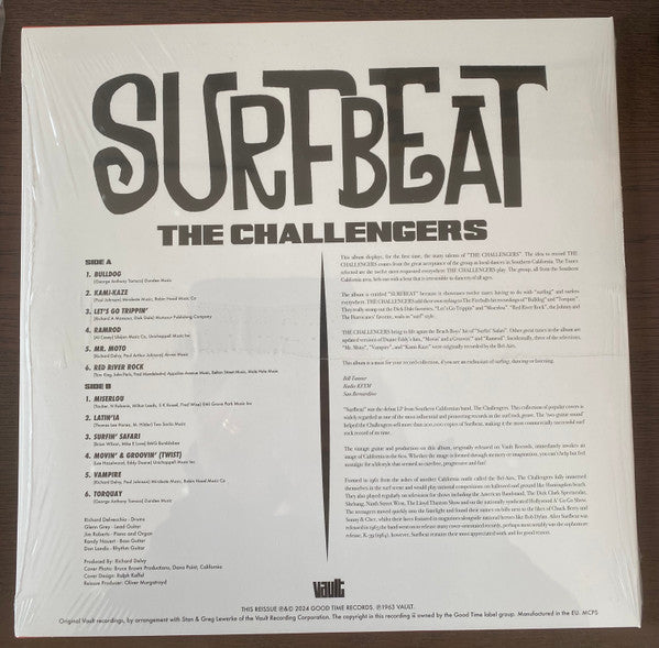 The Challengers : Surfbeat (LP, Album, RSD, Ltd, RP, Cle)