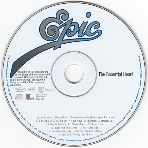 Heart : The Essential Heart (2xCD, Comp, RM)