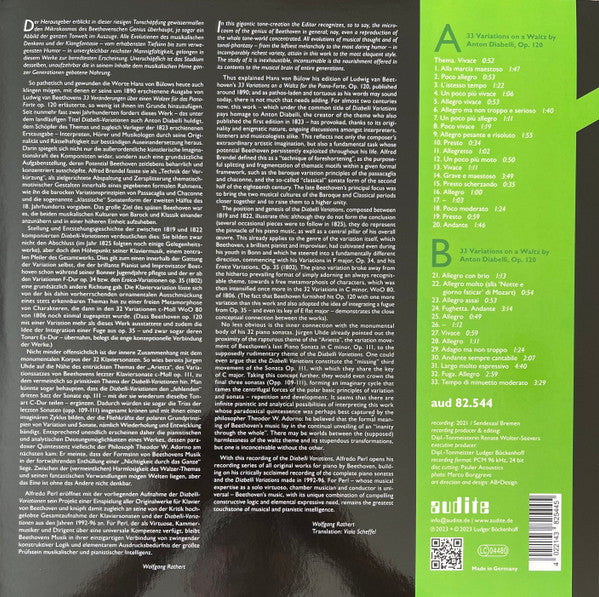 Ludwig van Beethoven - Alfredo Perl : Diabelli Variations (LP, Album, 180)