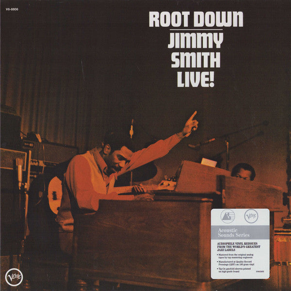 Jimmy Smith : Root Down - Jimmy Smith Live! (LP, Album, RE, RM, 180)