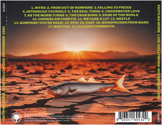 Faith No More : Live: Hollywood November 1990 (CD, Album, Unofficial)