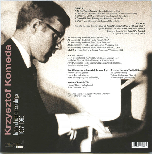 Krzysztof Komeda : Komeda - Live And Radio Recordings 1957-1962 (LP, Comp, RE)