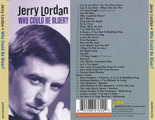 Jerry Lordan : Who Could Be Bluer? (CDr, Comp)