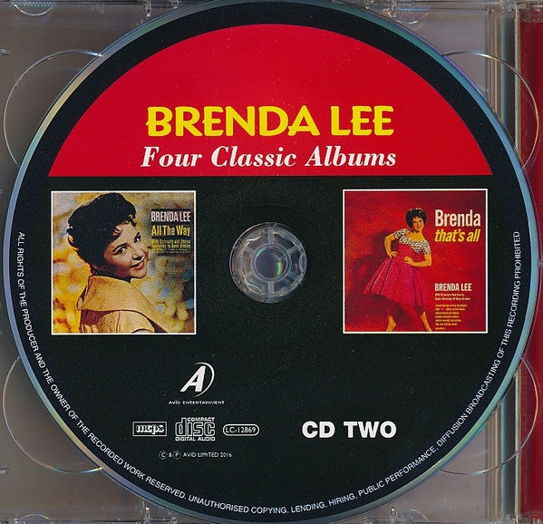 Brenda Lee : Four Classic Albums (2xCD, Comp, RM)