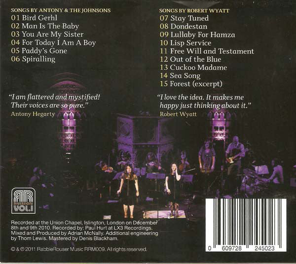The Unthanks : The Songs Of Robert Wyatt And Antony & The Johnsons - Live From The Union Chapel, London (CD, Album)
