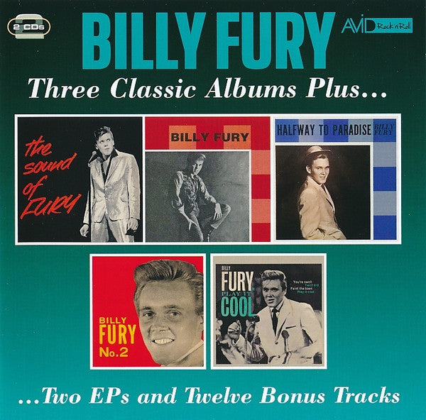 Billy Fury : Three Classic Albums Plus... (2xCD, Comp, RM)