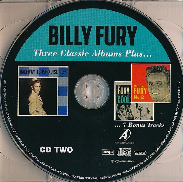 Billy Fury : Three Classic Albums Plus... (2xCD, Comp, RM)