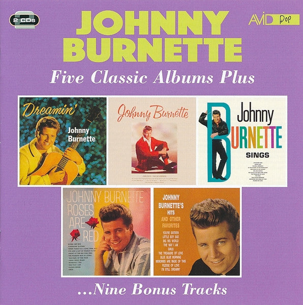 Johnny Burnette : Five Classic Albums Plus (2xCD, Comp, RM)