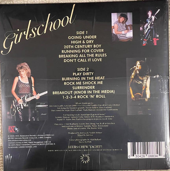 Girlschool : Play Dirty (LP, Album, 180)