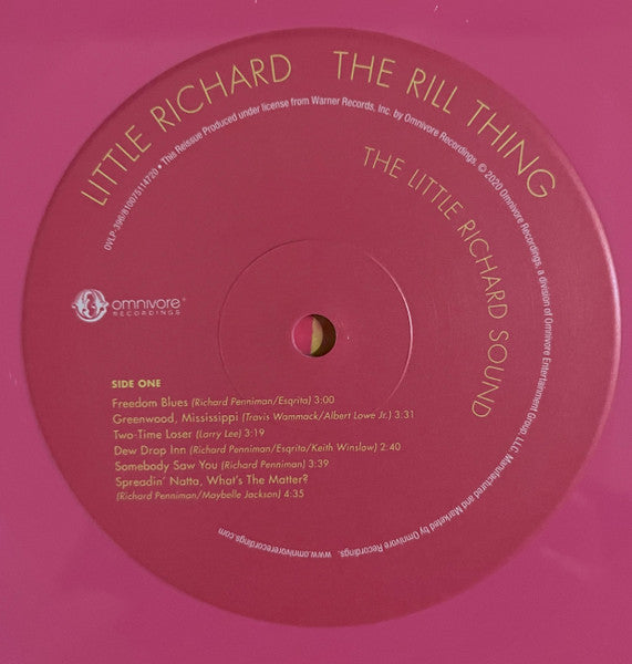 Little Richard : The Rill Thing (LP, Album, RE, Pin)