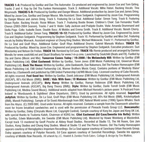 Gorillaz : The Singles Collection 2001-2011 (CD, Comp)
