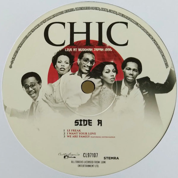 Chic : Live At Budokan Japan 1996 (LP, Album, Unofficial, 180)