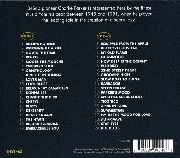 Charlie Parker : The Rise And Fall Of Charlie Parker (2xCD, Comp)