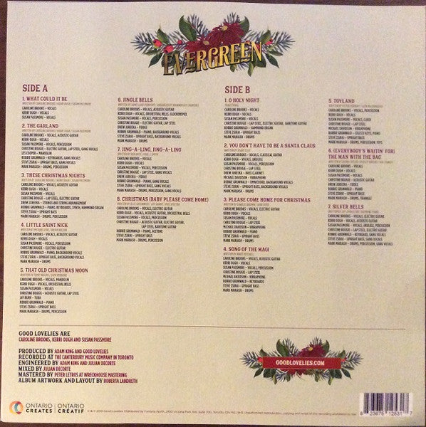 The Good Lovelies : Evergreen (LP, Album, RE, Min)
