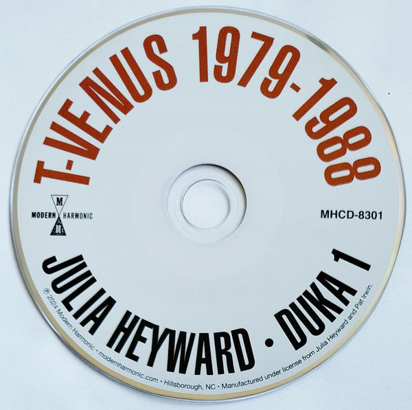 Julia Heyward - T-Venus : Duka 1 1979-1988 (CD, Album)