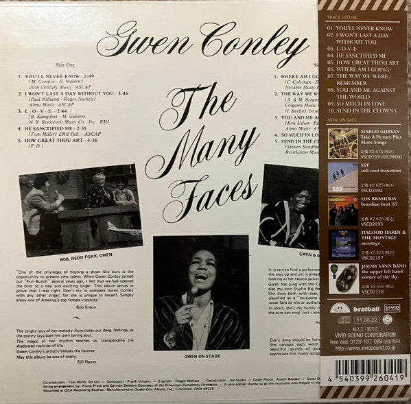 Gwen Conley : The Many Faces (CD, Album, Ltd, RE, Pap)