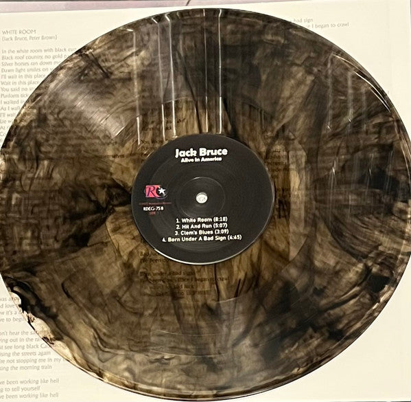 Jack Bruce And Friends : Alive In America (2xLP, Album, Ltd, Mar)