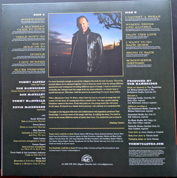 Tommy Castro : A Bluesman Came To Town (A Blues Odyssey) (LP, Album, RE, Hig)