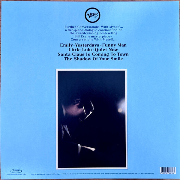 Bill Evans : Further Conversations With Myself (LP, Album, Gat)