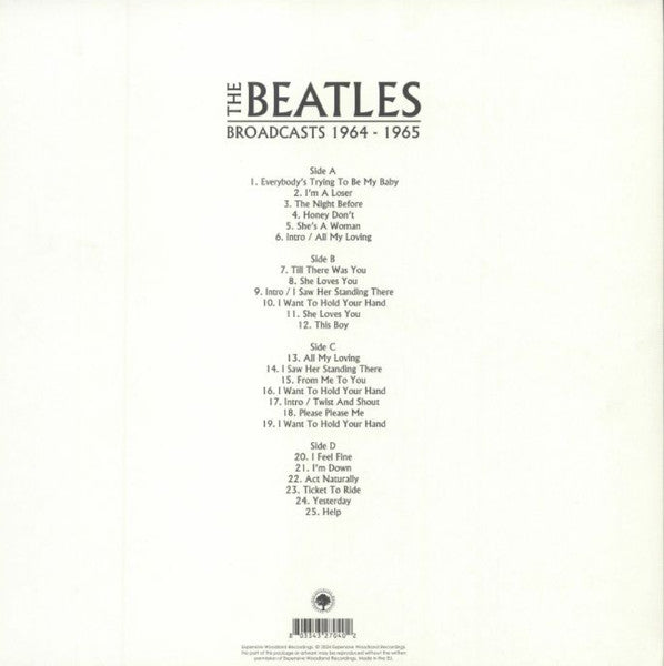 The Beatles : The Beatles Broadcasts 1964 - 1965 (2xLP, Mono, Unofficial)