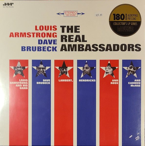 Louis Armstrong And His Band, Dave Brubeck, Lambert, Hendricks & Ross, Carmen McRae : The Real Ambassadors (LP, Album, Ltd, RE, 180)
