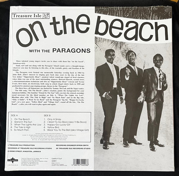 The Paragons : On The Beach (With The Paragons) (LP, Album, RE)