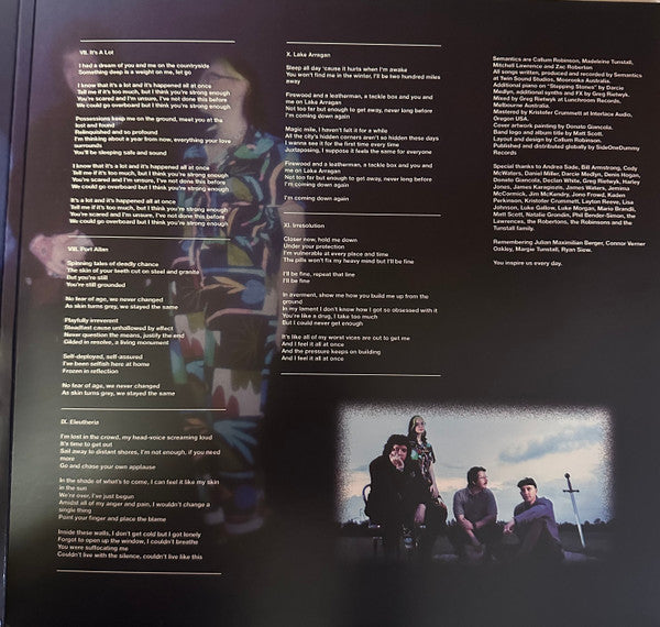 Semantics (7) : I Feel It All At Once (LP, Album, Cle)