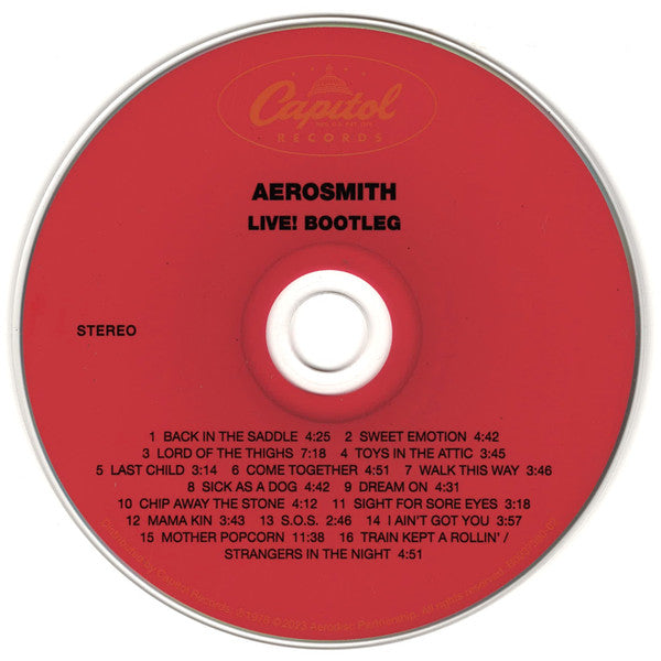 Aerosmith : Live! Bootleg (CD, Album, RE, RM)