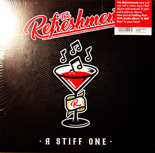 The Refreshments (3) : A Stiff One (LP, Album, Red)