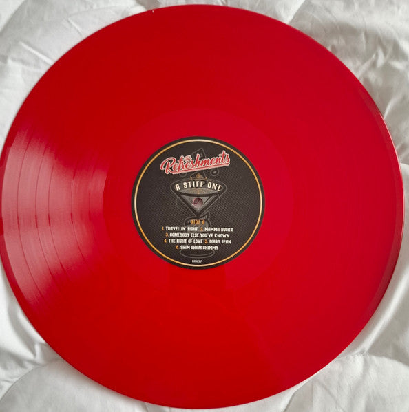 The Refreshments (3) : A Stiff One (LP, Album, Red)