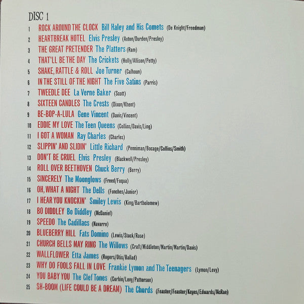 Various : Rock 'N' Roll Forever (Best Of The 50's) (2xCD, Comp)