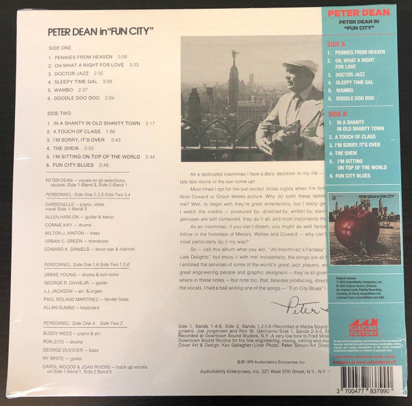 Peter Dean : Peter Dean In Fun City (LP, Album, Red)
