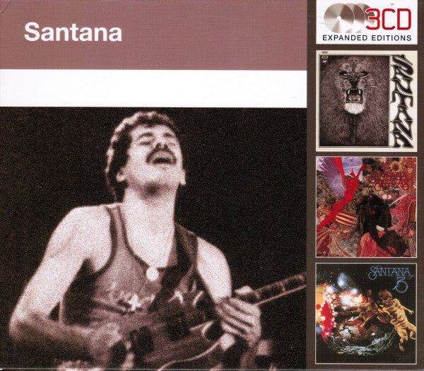 Santana : Santana / Abraxas / 3 (CD, Album, RE, RM + CD, Album, RE, RM + CD, Album,)