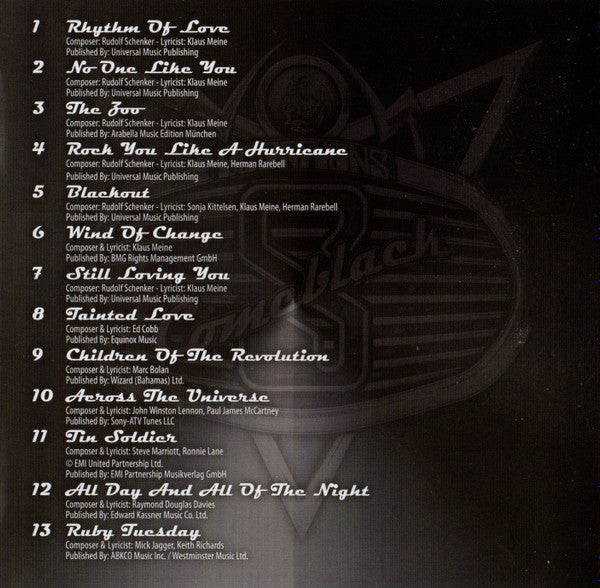 Scorpions : Comeblack (CD, Album)