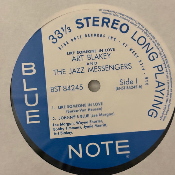 Art Blakey & The Jazz Messengers : Like Someone In Love (LP, Album, RE, 180)