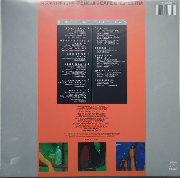 Penguin Cafe Orchestra : Signs Of Life (LP, Album, RE, Ora)