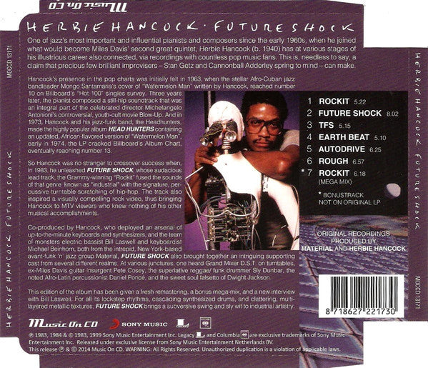 Herbie Hancock : Future Shock (CD, Album, RE, RM, Sup)