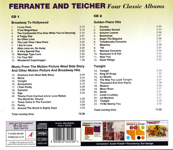 Ferrante & Teicher : Four Classic Albums (2xCD, Comp, RE)