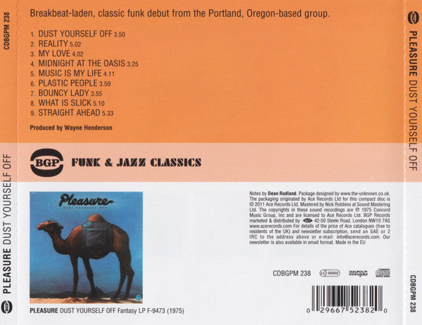 Pleasure (4) : Dust Yourself Off (CD, Album, RE, RM)