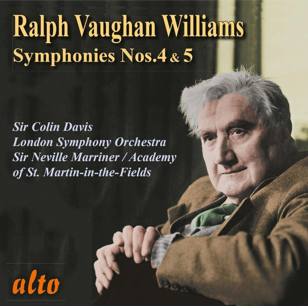 Ralph Vaughan Williams – Sir Colin Davis, London Symphony Orchestra, Sir Neville Marriner / The Academy Of St. Martin-in-the-Fields : Symphonies Nos. 4 & 5 (CD, Comp, RM)
