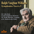 Ralph Vaughan Williams – Sir Colin Davis, London Symphony Orchestra, Sir Neville Marriner / The Academy Of St. Martin-in-the-Fields : Symphonies Nos. 4 & 5 (CD, Comp, RM)