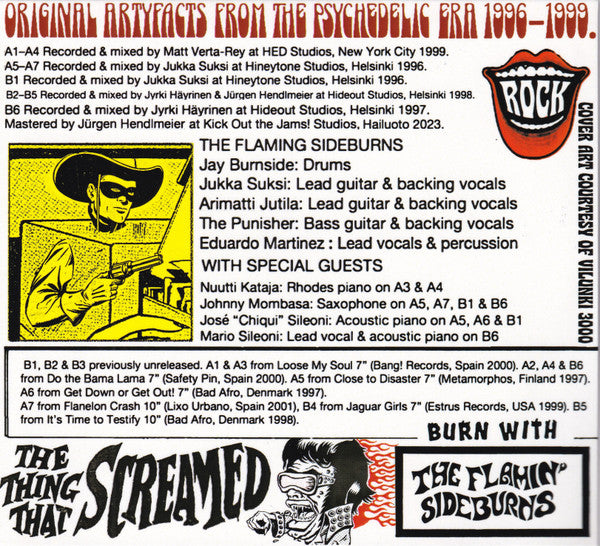 The Flaming Sideburns : Rocket Science (Original Artyfacts From The Psychedelic Era 1996–1999) (CD, Comp)