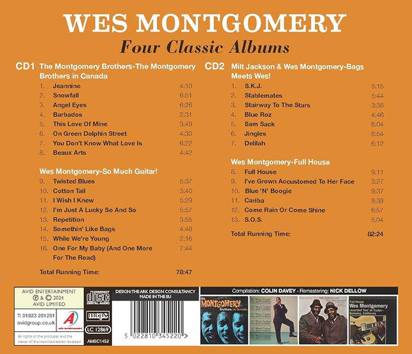 Wes Montgomery : Four Classic Albums (2xCD, Comp)