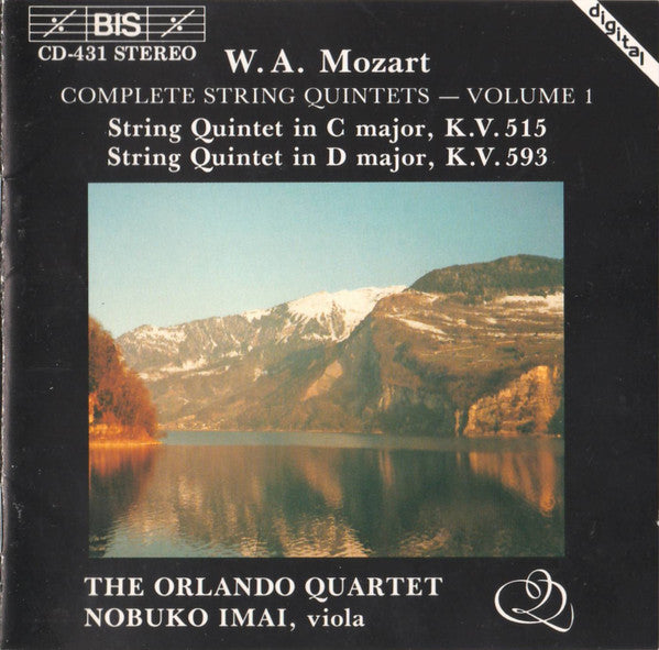 Wolfgang Amadeus Mozart, Orlando Quartet, Nobuko Imai : String Quintet In C Major, K.V. 515 / String Quintet In D Major, K.V. 593 (CD, Album)