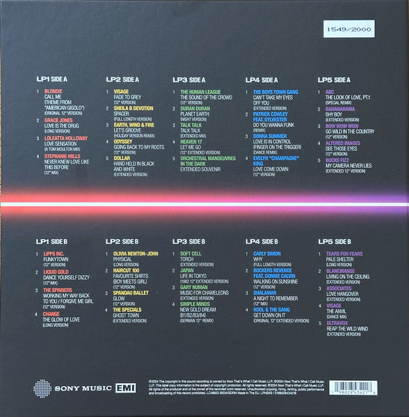 Various : Now Presents 12" 80s Volume One (1980-1982) (LP, Comp, Red + LP, Comp, Yel + LP, Comp, Gre + LP)