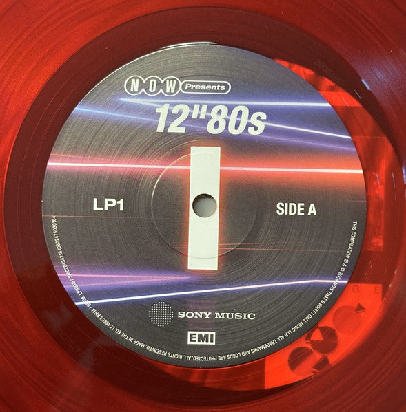 Various : Now Presents 12" 80s Volume One (1980-1982) (LP, Comp, Red + LP, Comp, Yel + LP, Comp, Gre + LP)