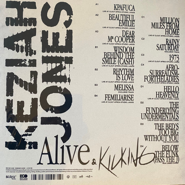 Keziah Jones : Alive & Kicking (2xLP, Album, Cry)