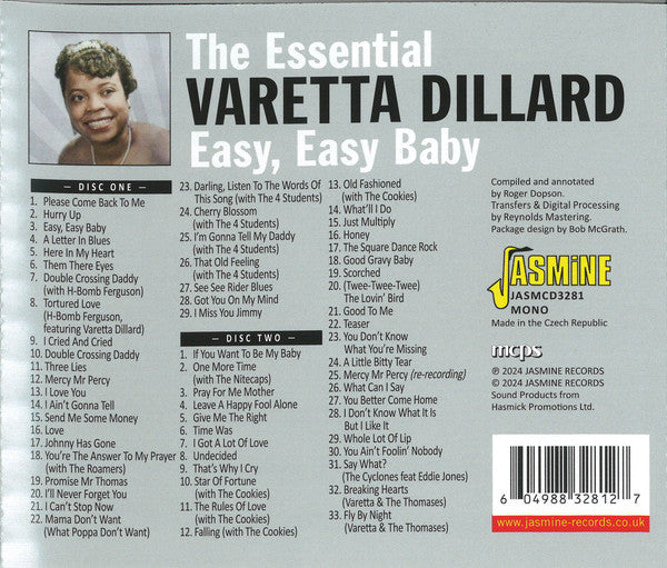 Varetta Dillard : Easy, Easy Baby: The Essential Varetta Dillard (1951-1962) (CDr, Comp)